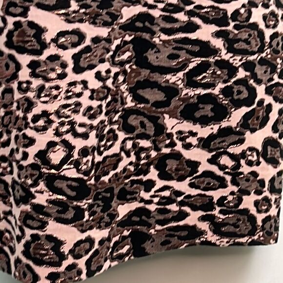 Parker Black JoJo One shoulder leopard print mini dress size 4 EUC - Picture 6 of 12
